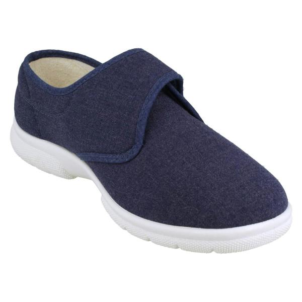 DB Shoes Mens DB Shoes Casual Wide Fit Canvas Shoes CANNOCK