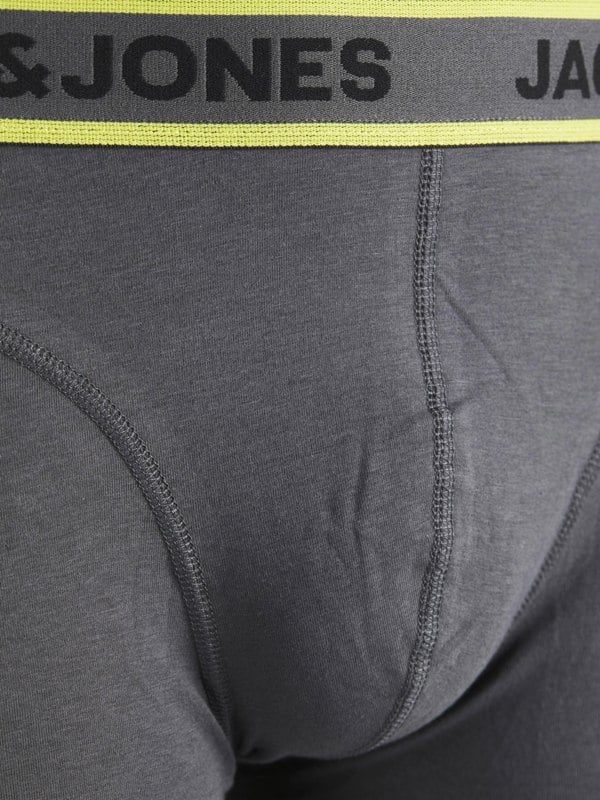 Jack & Jones SPEED SOLID Mens 5 Pack Trunks Black