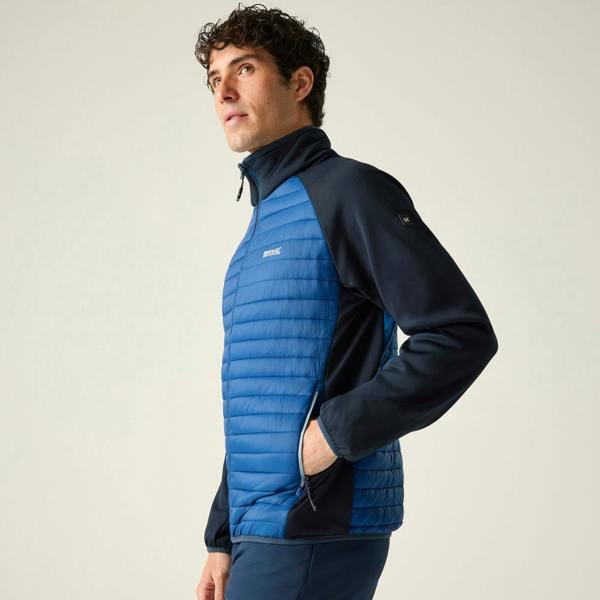 Regatta Mens Clumber Hybrid Jacket - Aviator Blue/Navy