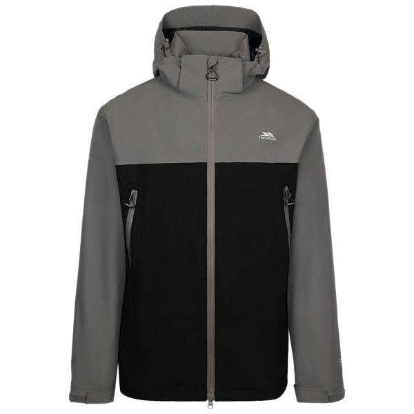 Trespass Mens Fahamore Waterproof Jacket - Storm Grey - 