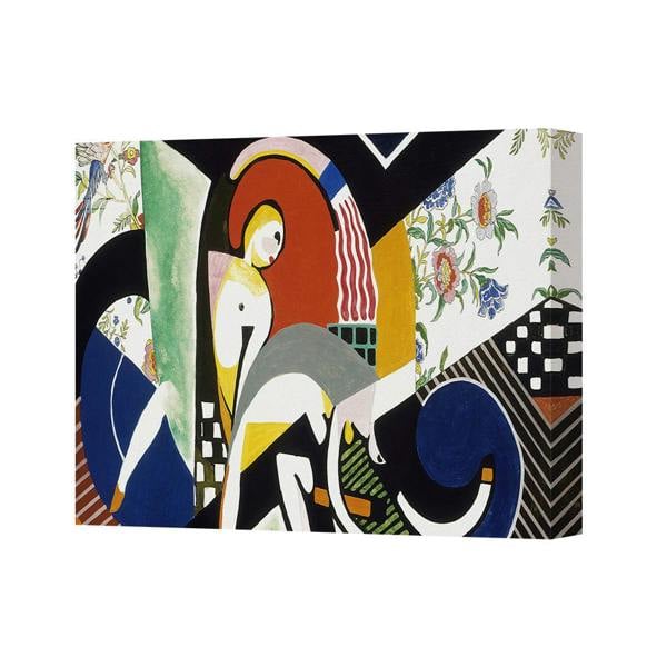 Benjamin Tate Design Abstract Geometric Canvas Wall Art Painting Modern Colorful Decor