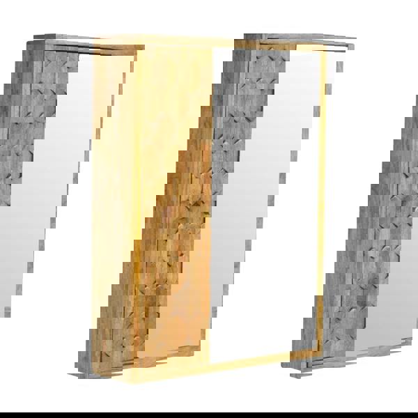 Artisan Furniture Pineapple Carved Mirror Cabinet