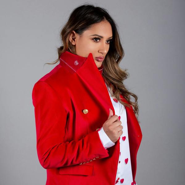 Oregon Velvet Double Breasted Womens Jacket - Claudio Lugli Shirts