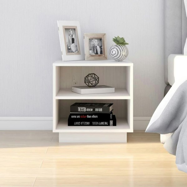 Berkfield Bedside Cabinets 2 pcs White 40x34x40 cm Solid Wood Pine