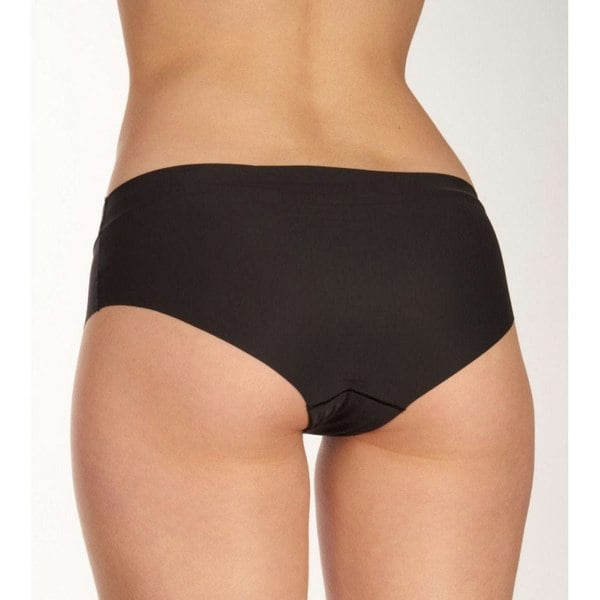 Puma 2-Pack Microfibre Seamless Mid-Rise Hipster Briefs, Black