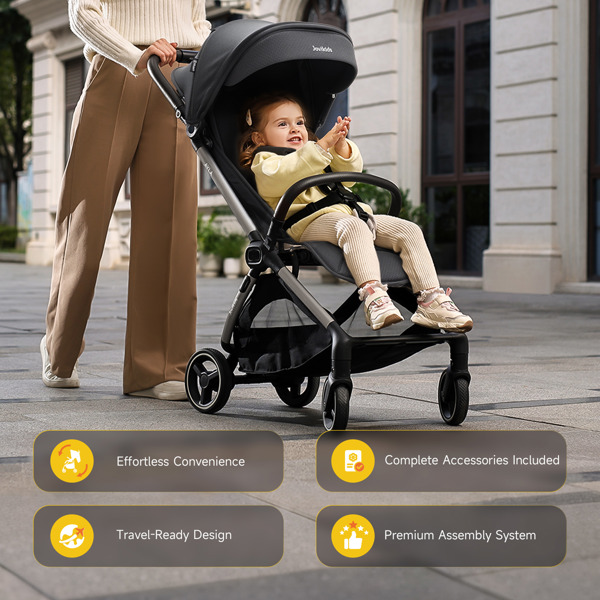 JoviKids Ayla Stroller Urban Black