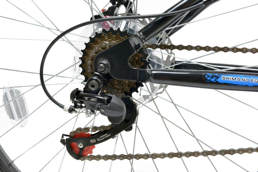Basis Bikes Basis 1 Full Suspension Mountain Bike - 26" Wheel - 18 Speed Black Blue