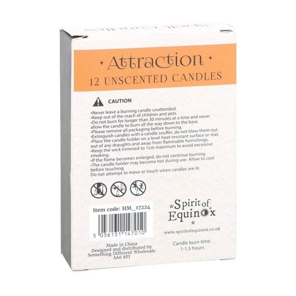 Serano Pack of 12 Attraction Spell Candles