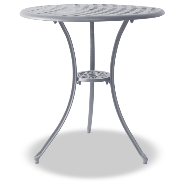 Centurion Supports OSHOWA Garden and Patio Grey Cast Aluminium Bistro Table