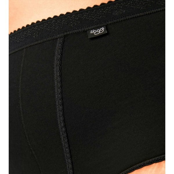 Sloggi Control 2-Pack Maxi Briefs, Black