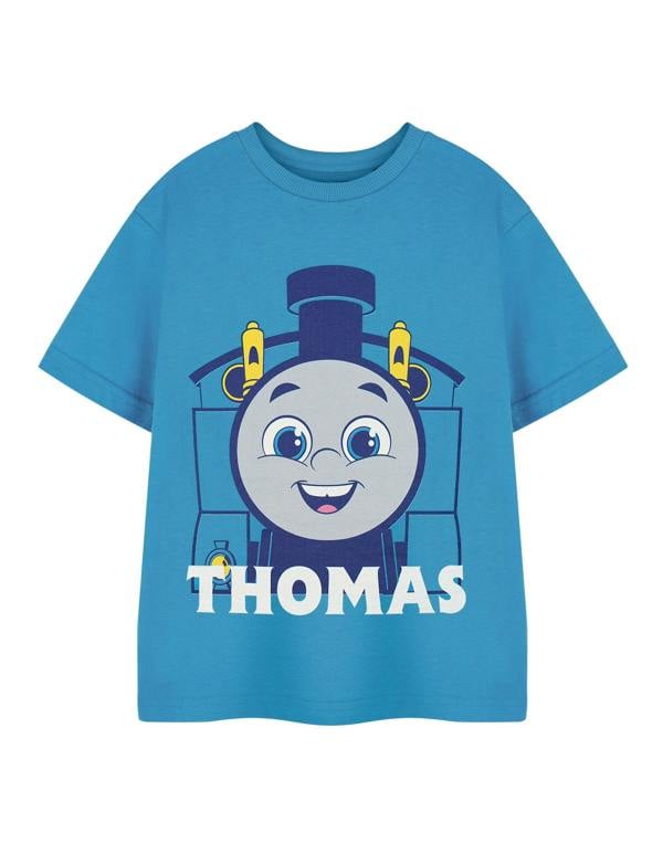 Thomas and Friends Boys Blue Character Short Sleeved T-Shirt