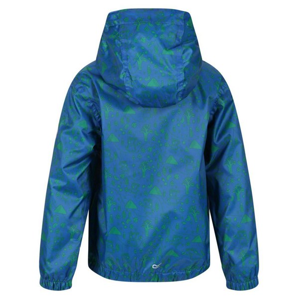 Regatta Childrens/Kids Muddy Puddle Peppa Pig Hooded Waterproof Jacket - Oxford Blue