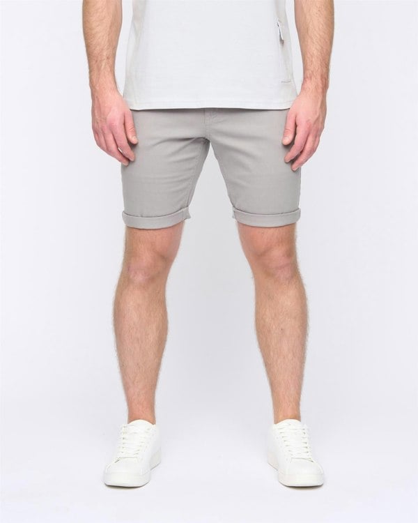 Duck and Cover Moreshore Chino Shorts Light Grey