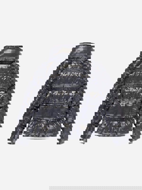 Moncler Enfant Girls Down Padded Selat Jacket in Navy