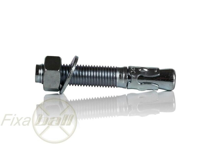 Fixaball M24 Through Bolts Heavy Duty Masonry Anchor BZP ETA Approved
