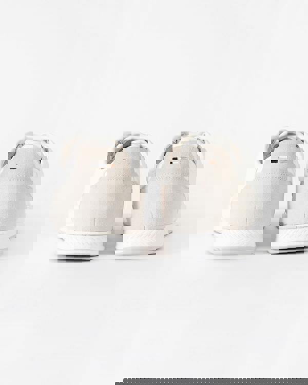 BOSS Orange Nitan Mens Mixed Material Trainers with Ridged Outsole - White 100