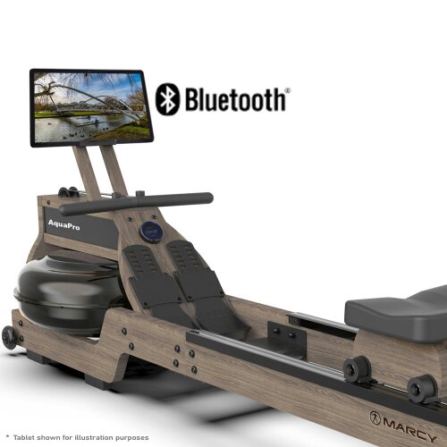 Marcy AquaPro 1022 Wood Water Rowing Machine Bluetooth 135kg User Weight