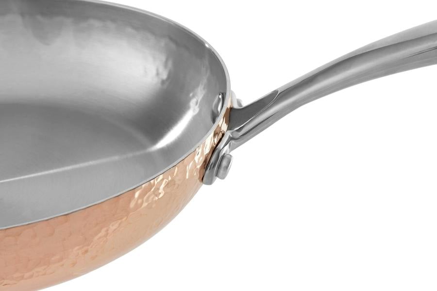 Interiors by Premier Minerva Copper Finish 24 cm Hammered Frying Pan