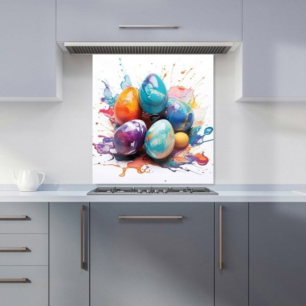 Warren Reed - Designer Watercolor Easter eggs Kitchen Splashback