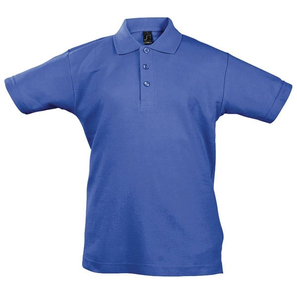 SOLS Kids Unisex Summer II Pique Polo Shirt - Royal Blue
