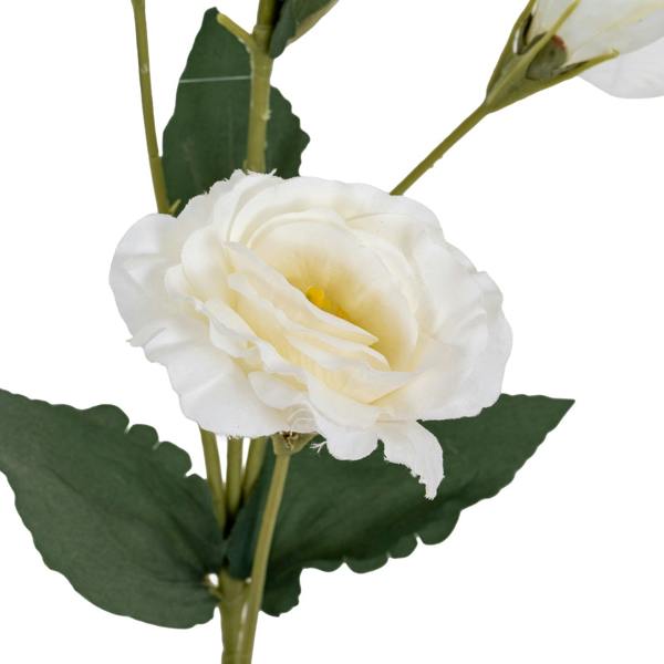 Wyld Haus Set of 3 Artificial Flowers White Lisianthus Sprays