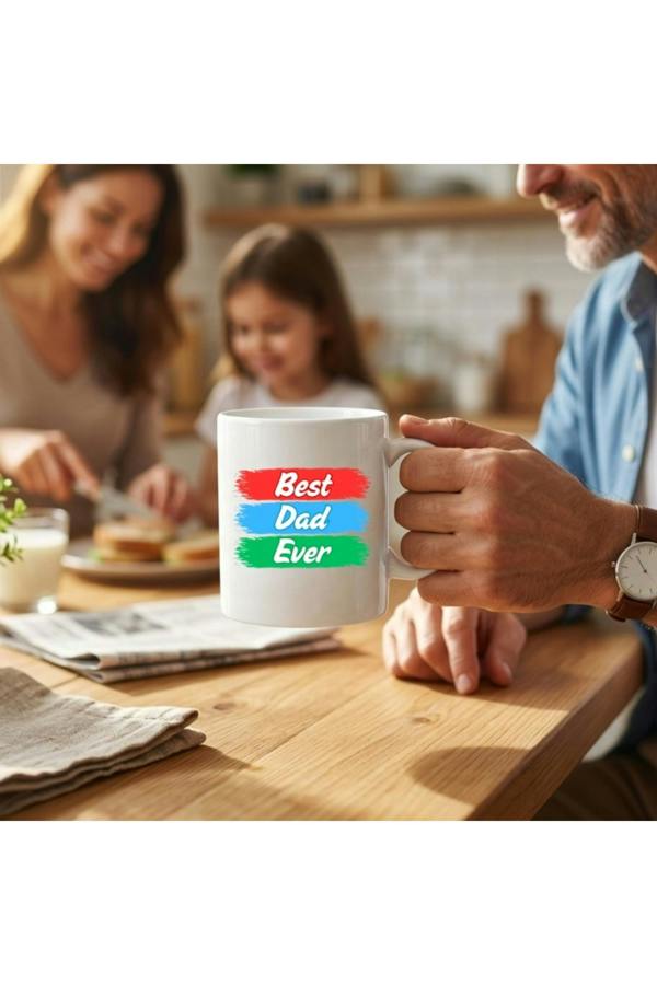 Dyzi Best Dad Ever Mug Ceramic Coffee Cup