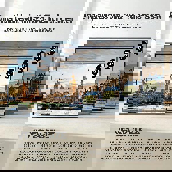 Levede TV Wall Bracket Mount Slim for 32-85 55 65 75 inch Flat 3D LCD LED Plasma