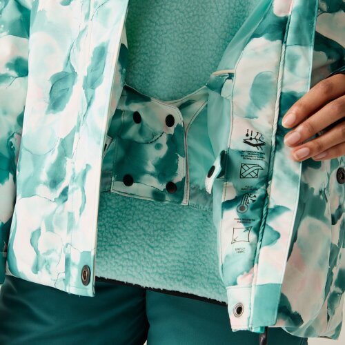 Dare 2B Womens/Ladies Snowline Marble Effect Ski Jacket - Teal