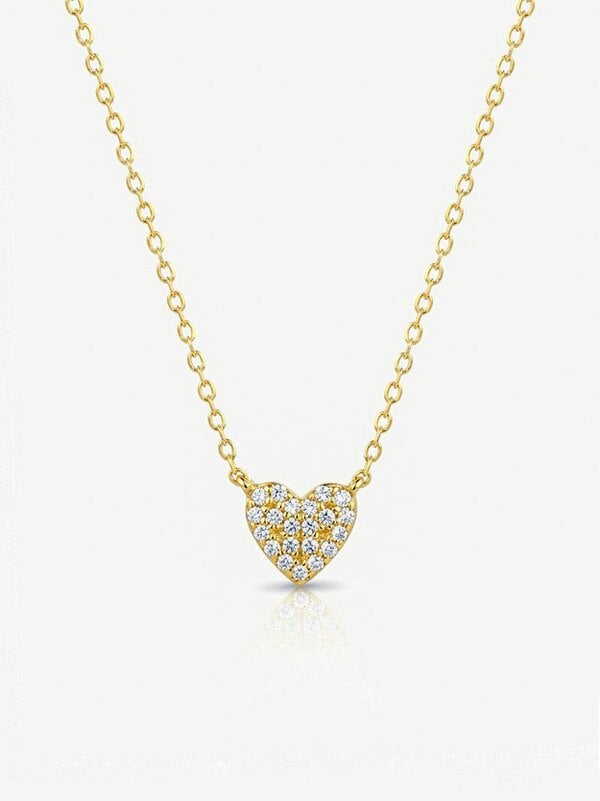 MUCHV Dainty Heart Necklace - Gold