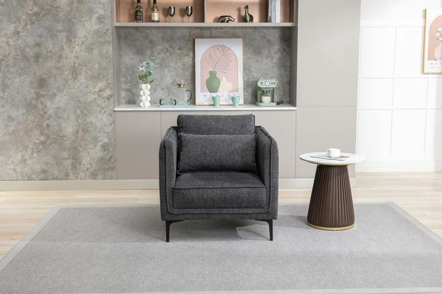 Holbrooks Armchair Dark Grey