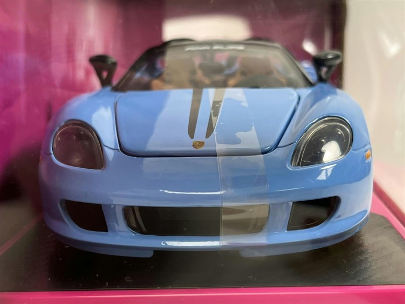 Jada 2005 Porsche Carrera GT Blue 1:24 Scale Pink Slips Jada 253293013