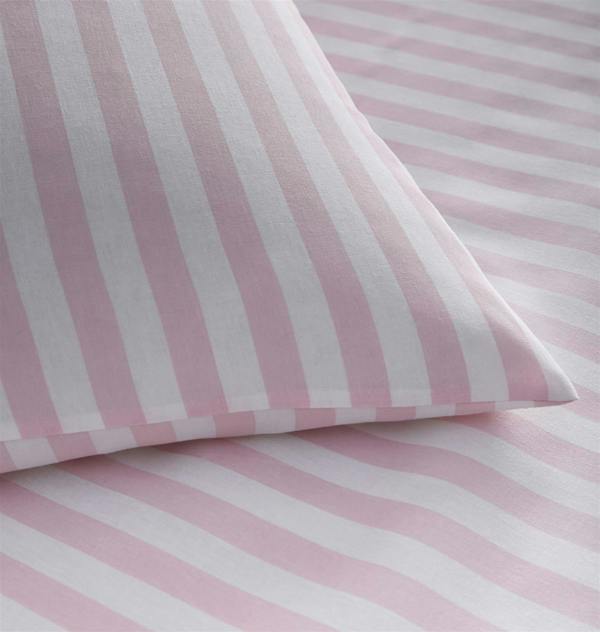 Portfolio Home Pencil Stripe Pink Duvet Cover Set