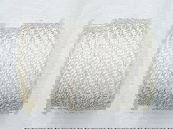 8MM x 73 Metre Reel, White, 3 Strand Nylon Rope - Boat Marine Yacht Anchor