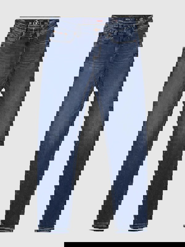 Mish Mash Flex Active Stretch Tapered Jean - Mid Blue