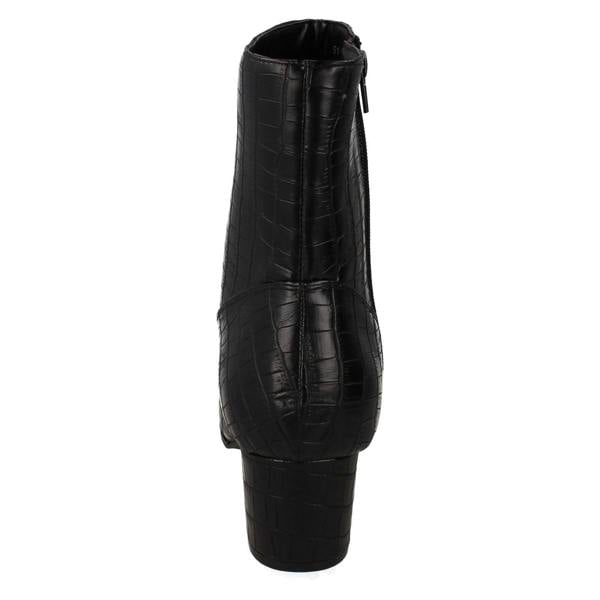 Spot On Ladies Spot On Wide Fit Ankle Boots F51086