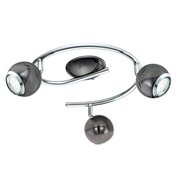 EGLO Bimeda LED Nickel-Nero/Chrome Ceiling Light