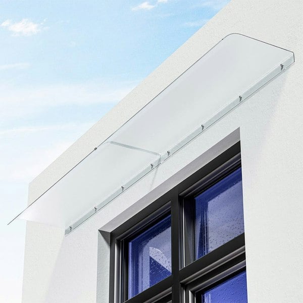 Frosted Window Door Awning Canopy 50cm Arc Length Living and Home