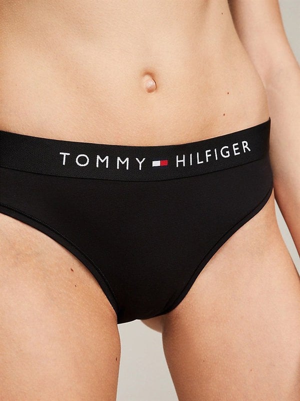 Tommy Hilfiger TH ORIGINAL LOGO BIKINI Womens Briefs Black