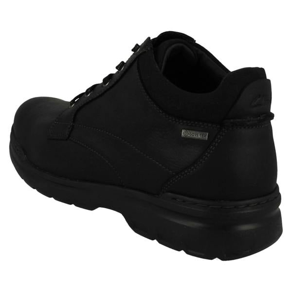 Clarks Mens Clarks Gore-Tex Casual Lace Up Ankle Boots Rockie Mid GTX