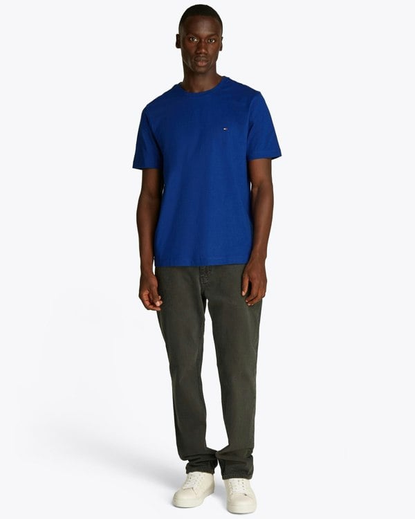 Tommy Hilfiger Essential Seasonal Regular Fit Solid Mens T-Shirt - Wedge Blue