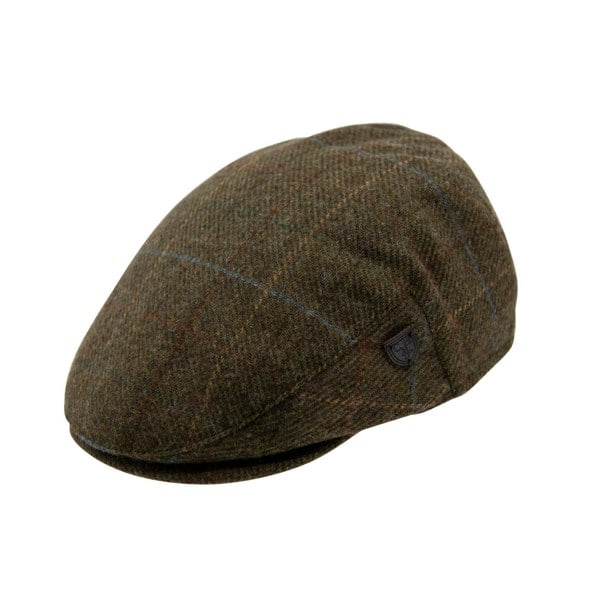 Carlyle Heath & Co. Carlyle Heath Wool Box Check Flat Cap