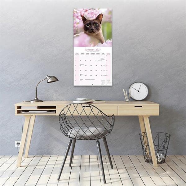 Burmese Cats Calendar 2027, Wall Calendars, Month To View, Cats, Gift