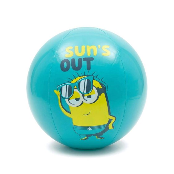 Onomato! Minions Inflatable Beach Ball 28cm Diameter Blue