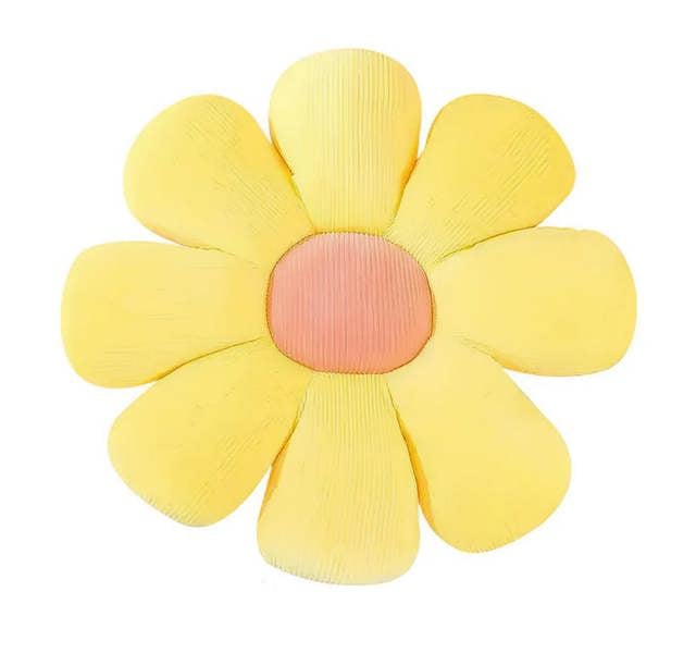 Anypillow Daisy Flower Throw Pillow Soft Plush Cushion