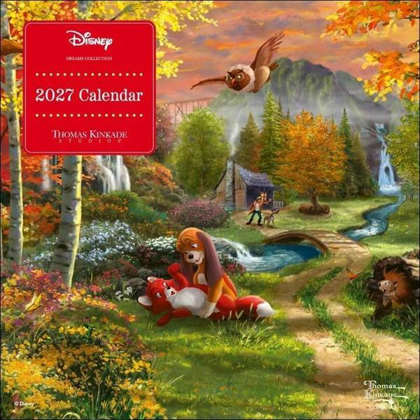 Disney Dreams Collection Mini Calendar 2027 (Thomas Kinkade)
