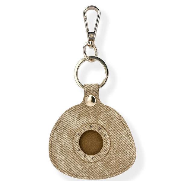 Nimmy Friends Nimmy Big Eye Cute Pet Teddy Airtag Keychain Brown - N-XDY-YSK-014