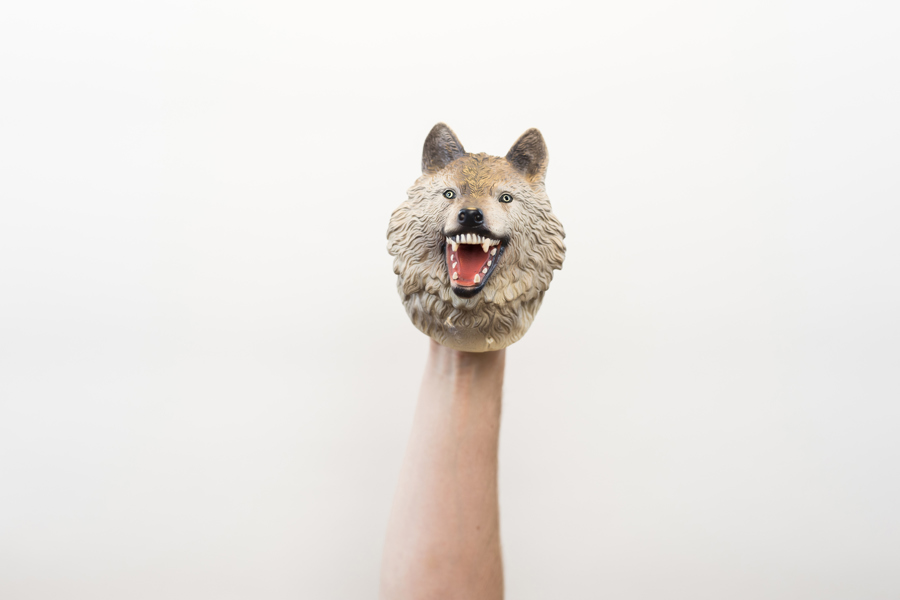 Wildthings Wild Thingz Wolf Hand Puppet