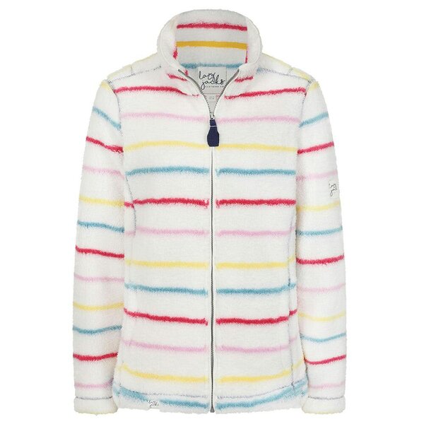 Lazy Jacks LJ157S - Striped Full Zip Snug - Winter Brights