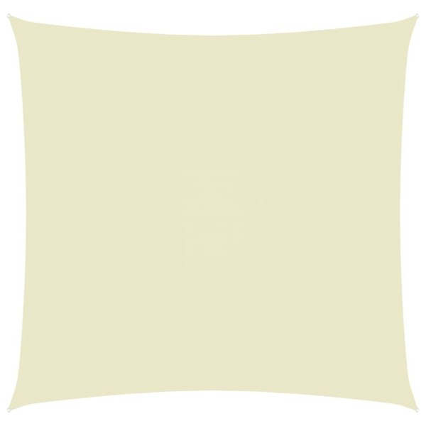Berkfield Sunshade Sail Oxford Fabric Square 6x6 m Cream