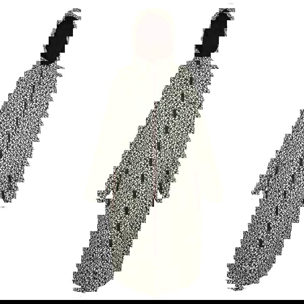 Regatta Womens/Ladies Orla Kiely Jasmine Flower Changing Robe - Black - 